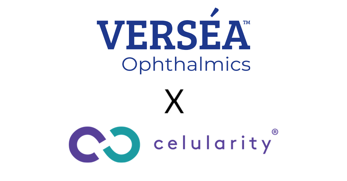 Verséa Ophthalmics and Celularity Announce Exclusive U.S. Commercialization Agreement to Distribute Biovance® and Biovance® 3L Ocular for Ophthalmic Applications